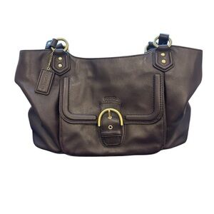 Coach Brown Leather Shoulder Bag